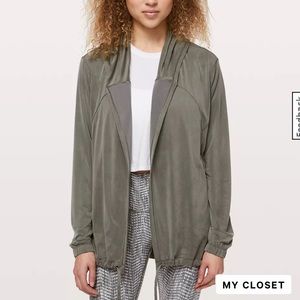 NWOT! Lululemon Into Something Good Hoodie, Grey Sage, Size 4